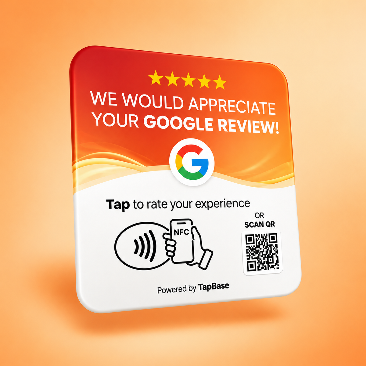 Instant Google Review Tap NFC Card